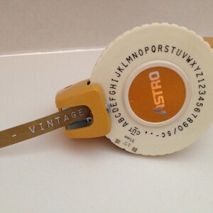 Astro Label Maker Vintage Labeler 