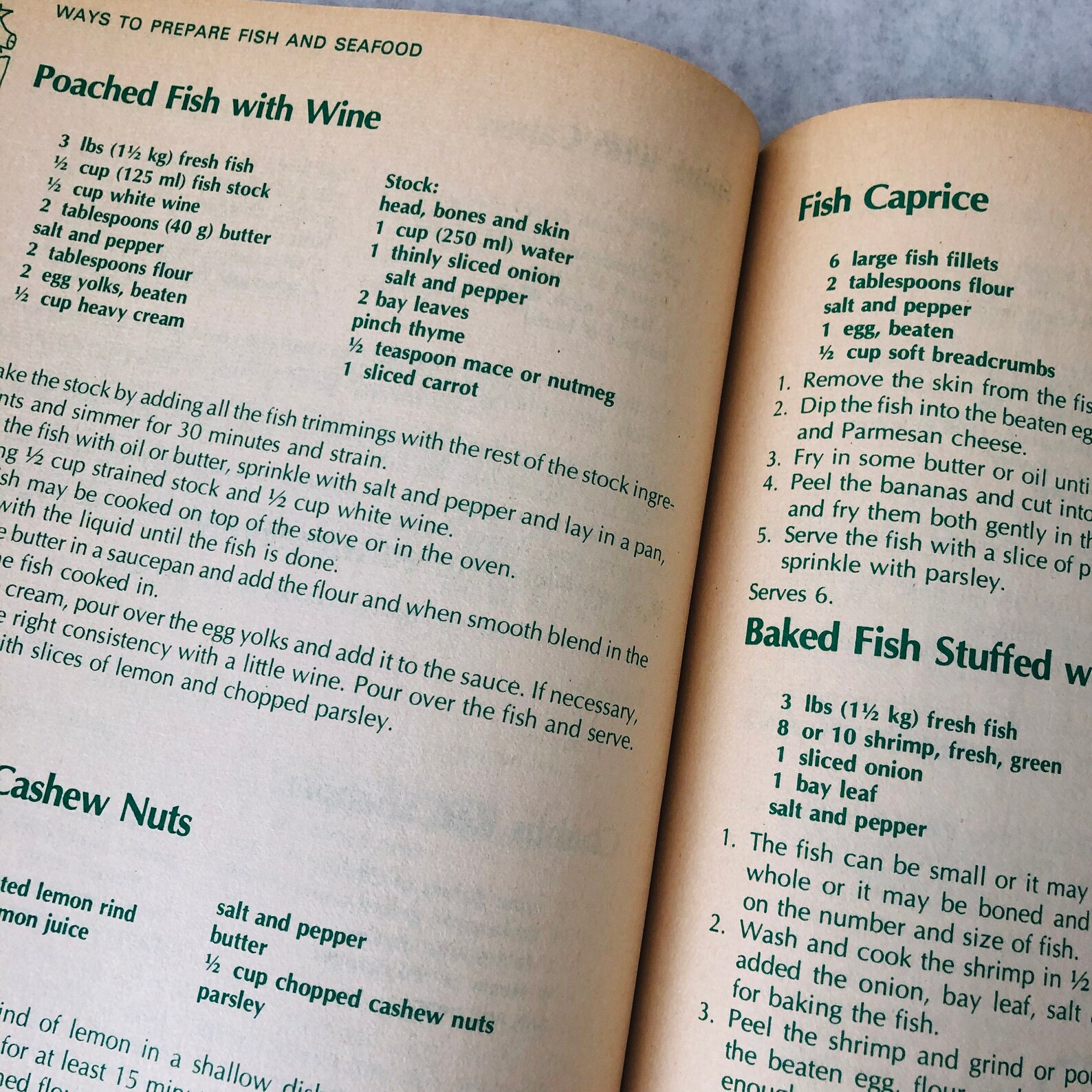 Fish and Seafood Cookbook 1978 Wonderful Ways to Prepare Cook Etsy