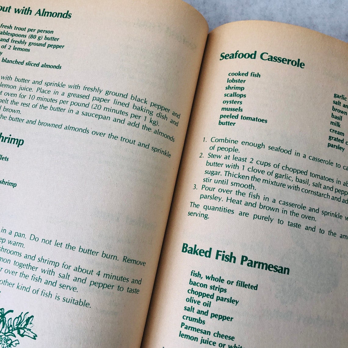 Fish and Seafood Cookbook 1978 Wonderful Ways to Prepare Cook Etsy