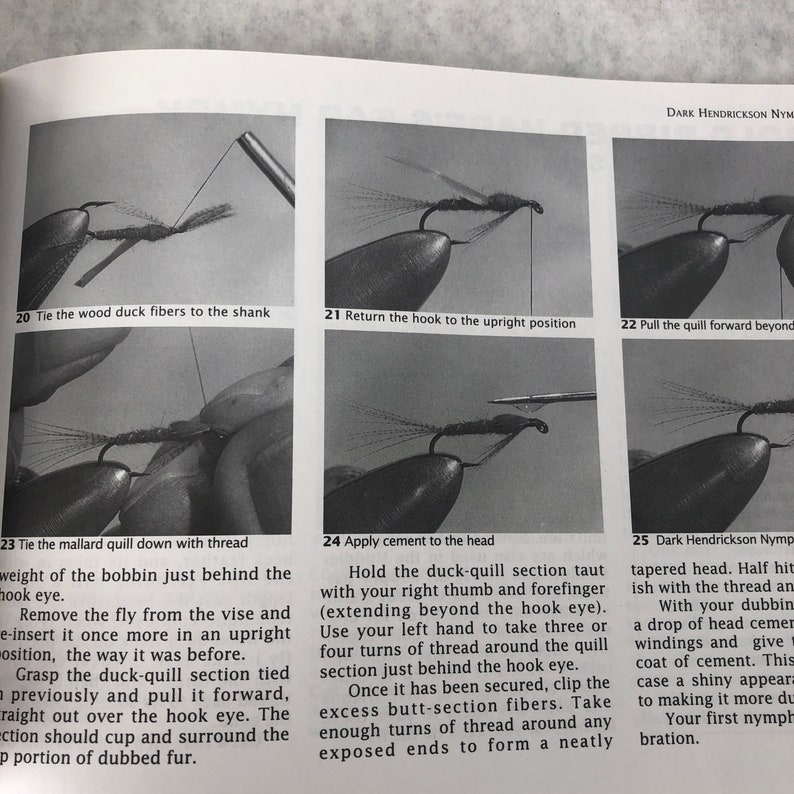 Orvis Guide to Beginning Fly Tying Book How to Tie Flys Etsy