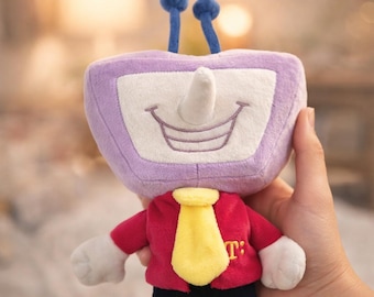 Tenna Deltarune Plush 30cm | Soft Chibi Doll | Video Game Plush Figurine | Gaming Fan Gift | Gift Idea