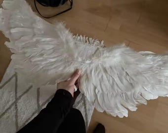 White feather angel wings | Cosplay angel wings | Costume for children and adults