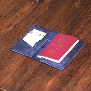 Personalized Leather Passport Holder, Leather Passport Cover with Customization Option, Passport Case, Leather Passport Wallet, Travel, Trip