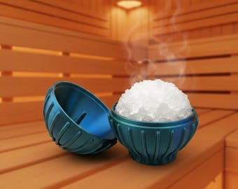 Sauna Ice Ball Mold for Essential Oils, Aroma Ice Sphere