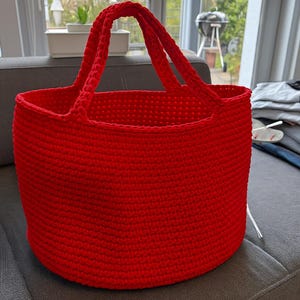 XXL Häkeltasche Muster – Große gehäkelte Tragetasche PDF – Anfängerfreundliches Häkeltaschen Muster – wiederverwendbare Markt- oder Strandtasche