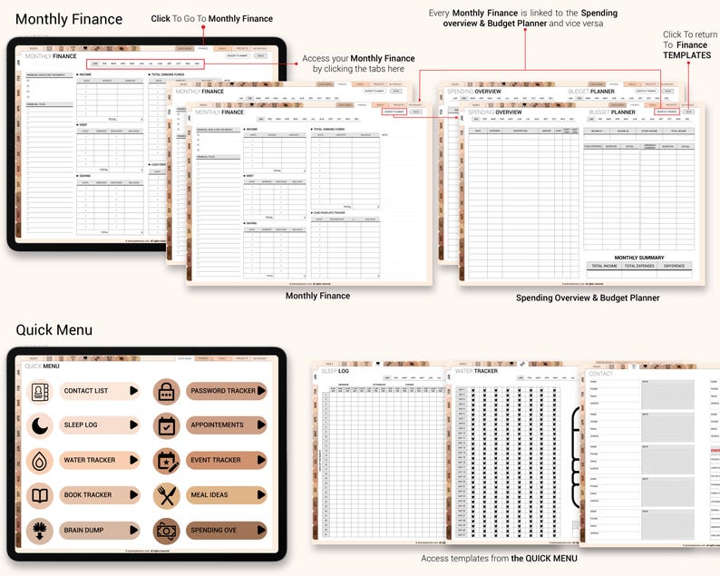 Ultimate Digital Planner 2026-2027 &amp; Undated | Compatible With Goodnotes, Ipad, Notability ...