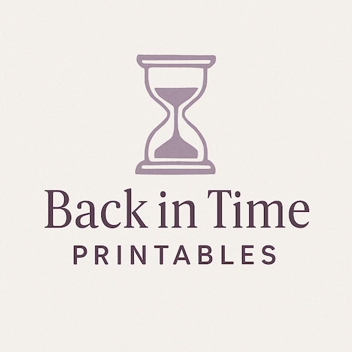 BackInTimePrintables - Etsy