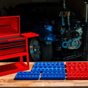 Quinn Wirkung Sockel Organizer Set: Gridfinity Kompatibel, 3D Gedruckt