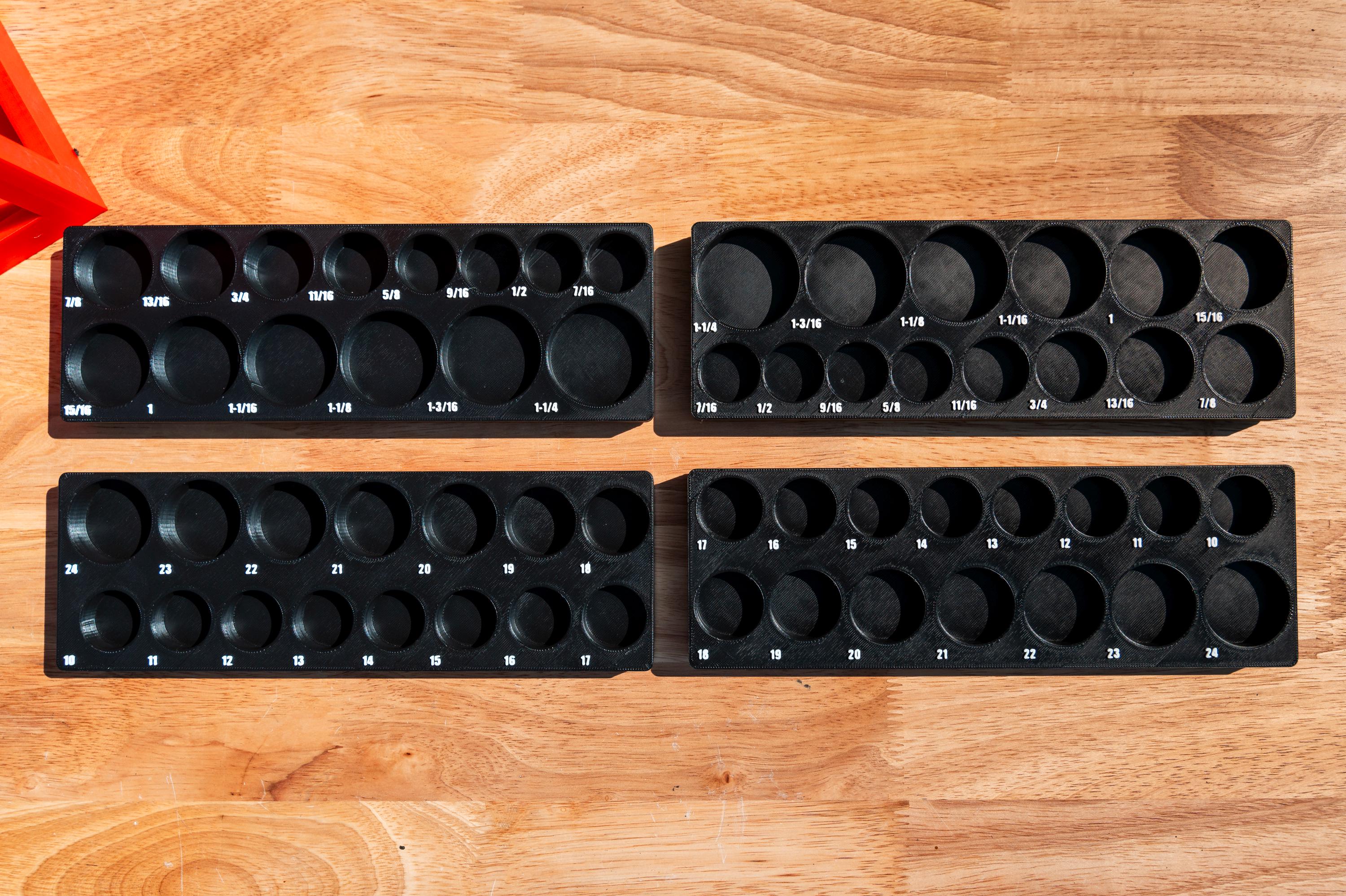 Quinn 1/2 Zoll Stick SAE und Metric Auswirkungen Steckschlüssel-Set  Organisatoren | Gridfinity Kompatibel - Etsy.de