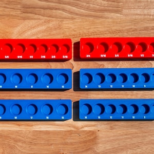 Quinn 3/8 Zoll Stick SAE und Metric Auswirkungen Steckschlüssel-Set Organisatoren | Gridfinity Kompatibel
