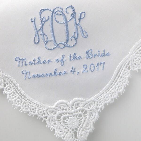 Something Blue Gift For Bride Mother Of The Bride Gifts Wedding Handkerchief (Keep Your Shit Together) At Men's Clothing Store