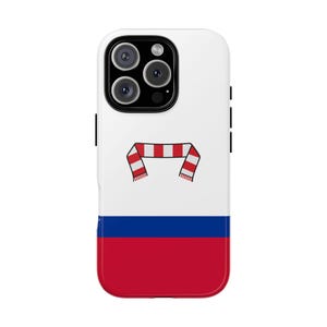 Stoke City FC Scarf Design Phone Case - Trendy, Sporty, Gift Idea for Stoke Fans