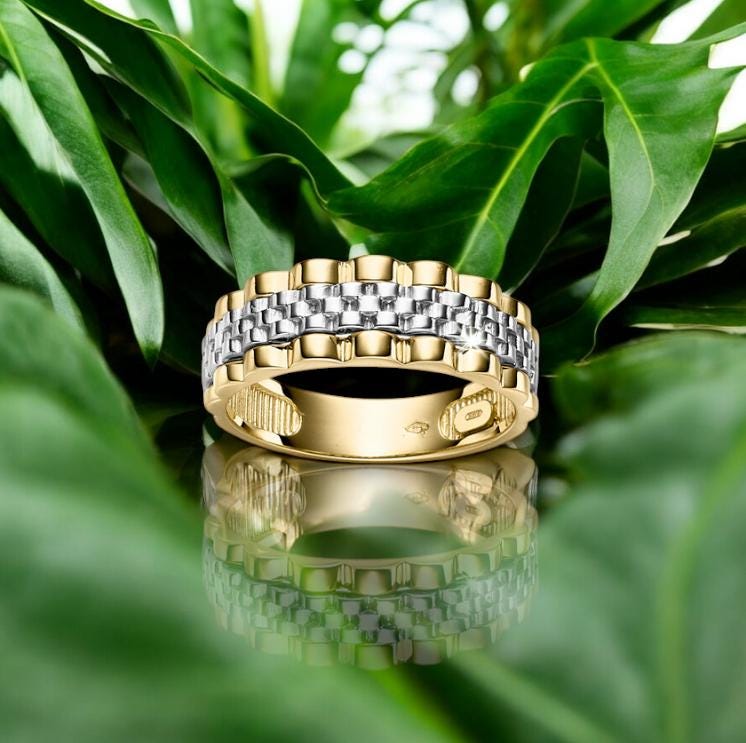 Krone Rolex Ring Herren Crown Ring Rolex Ringe Silber Rolex Krone