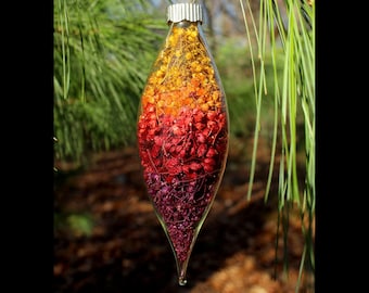 Flower Ornament, Glass Ornament, Nature Ornament, Floral Ornament, Nature-Lover Ornament