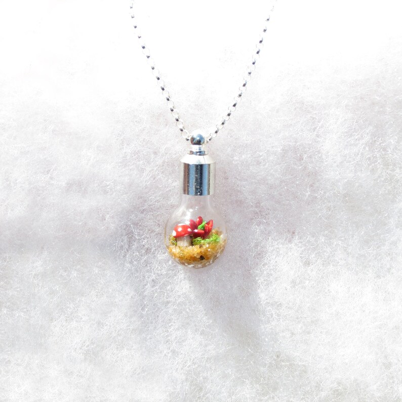 Moss Terrarium Terrarium Pendant Necklace Mini Terrarium Etsy