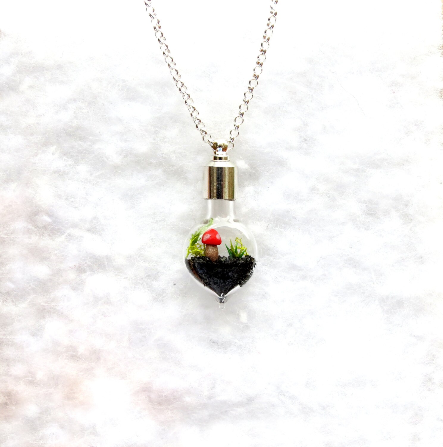 Terrarium Jewelry Terrarium Necklace Botanical Necklace Etsy