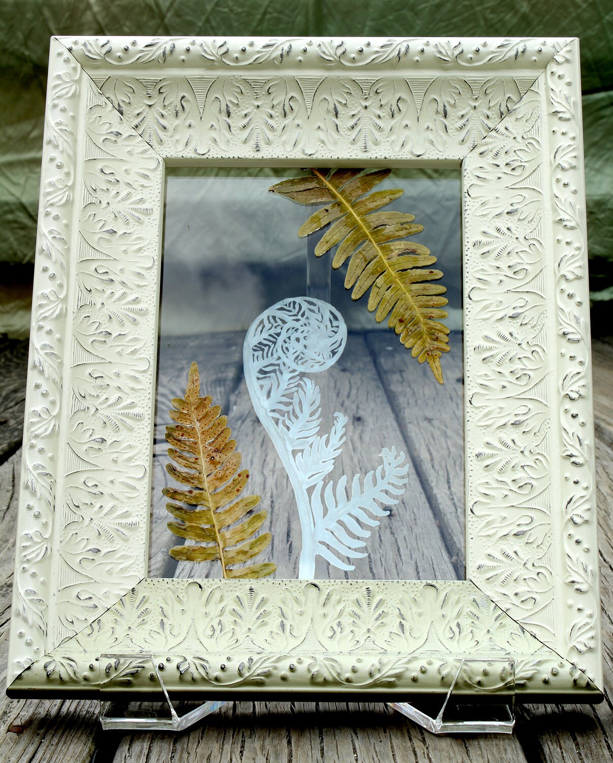 Handmade Wall Art Fern Wall Art Fiddlehead Fern Art Wedding | Etsy