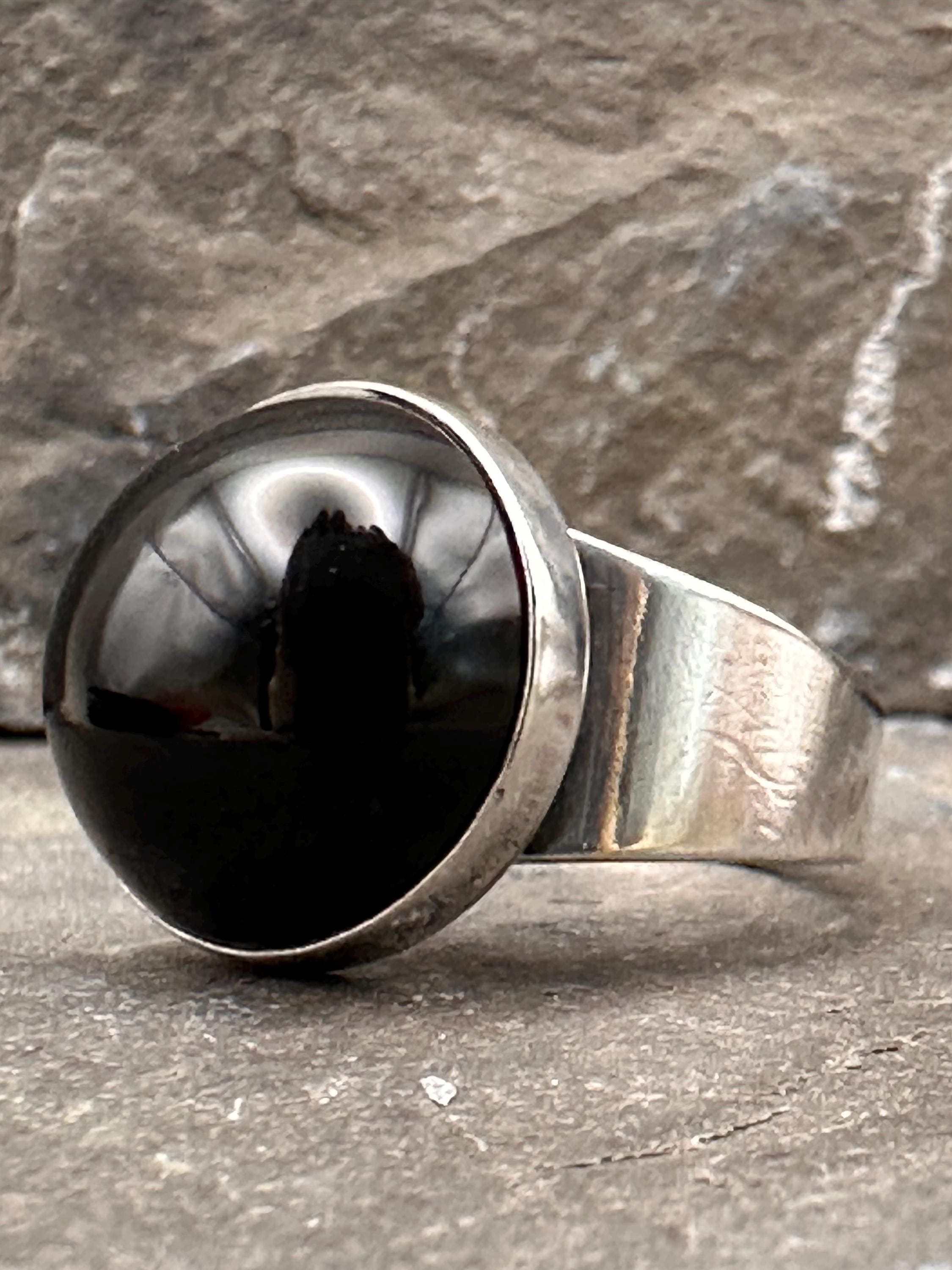 DENMARK NE FROM ニールス エリック 925S 黒 石 バングル il_fullxfull.7119316445_ax6w.jpg