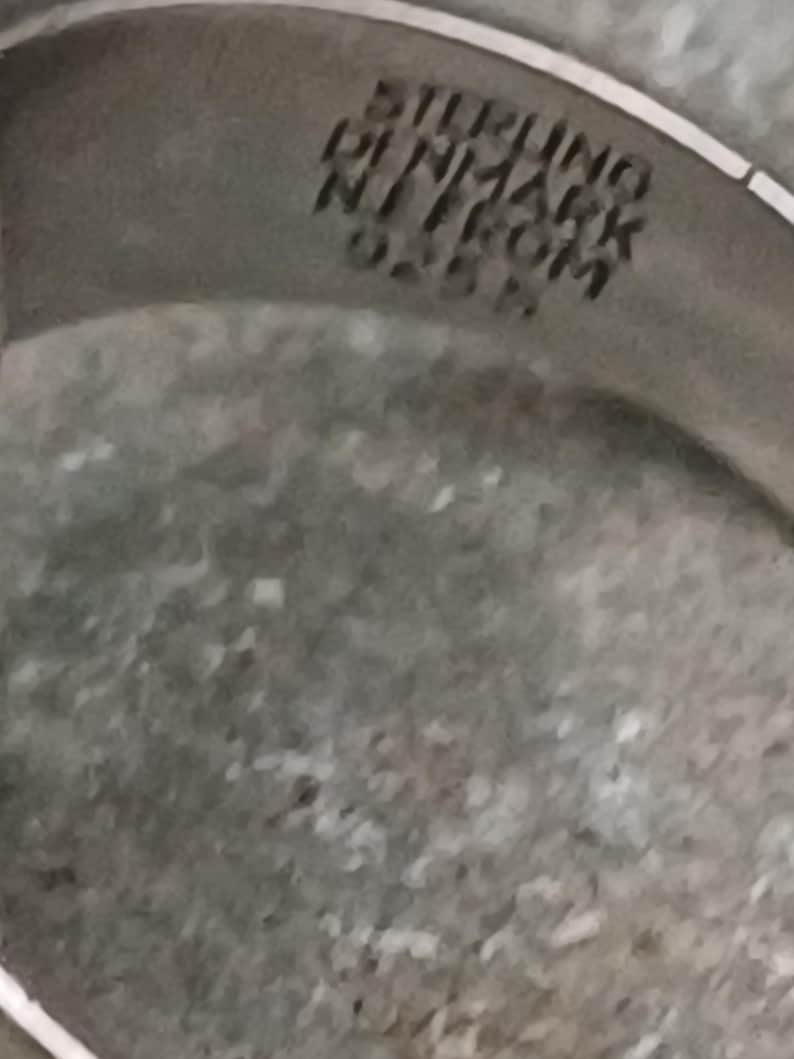 N E ミッドセンチュリーシルバーとタイガーアイリング、サイズL.5 画像 6