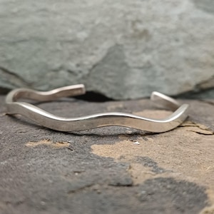 Vintage Taxco Sterling Silver Open Bangle | TS-102 | Assayed Birmingham | 13.4g