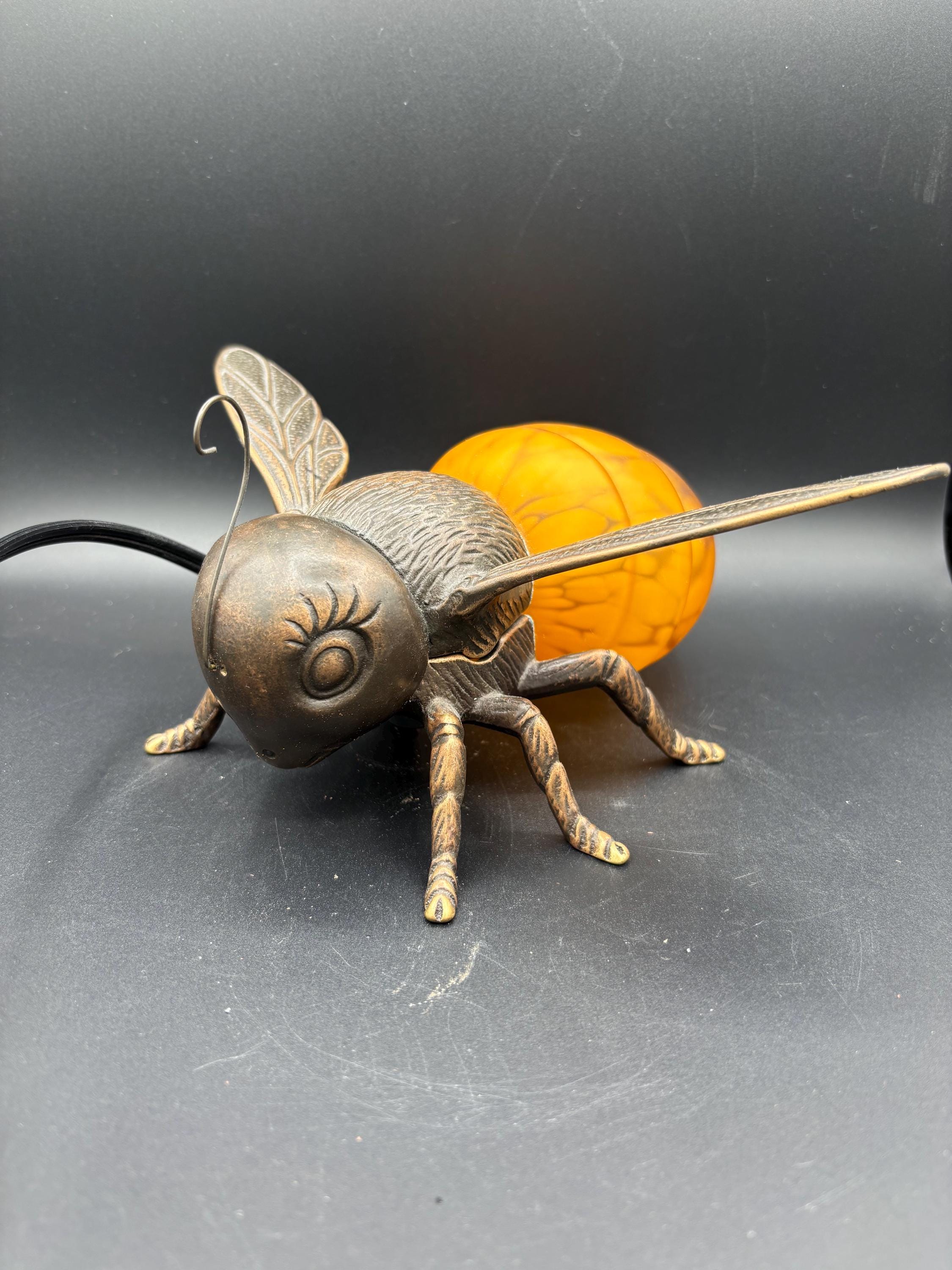Vintage Honey Bee Lamp - Etsy