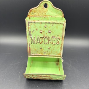 Vintage Match Box Holder