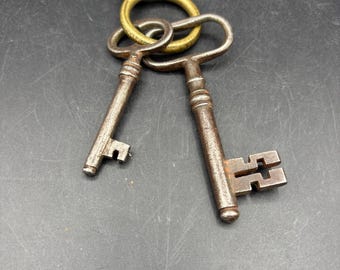 Two Vintage Skeleton Keys