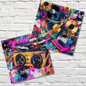 90&#39;s Hip Hop Party Backdrop