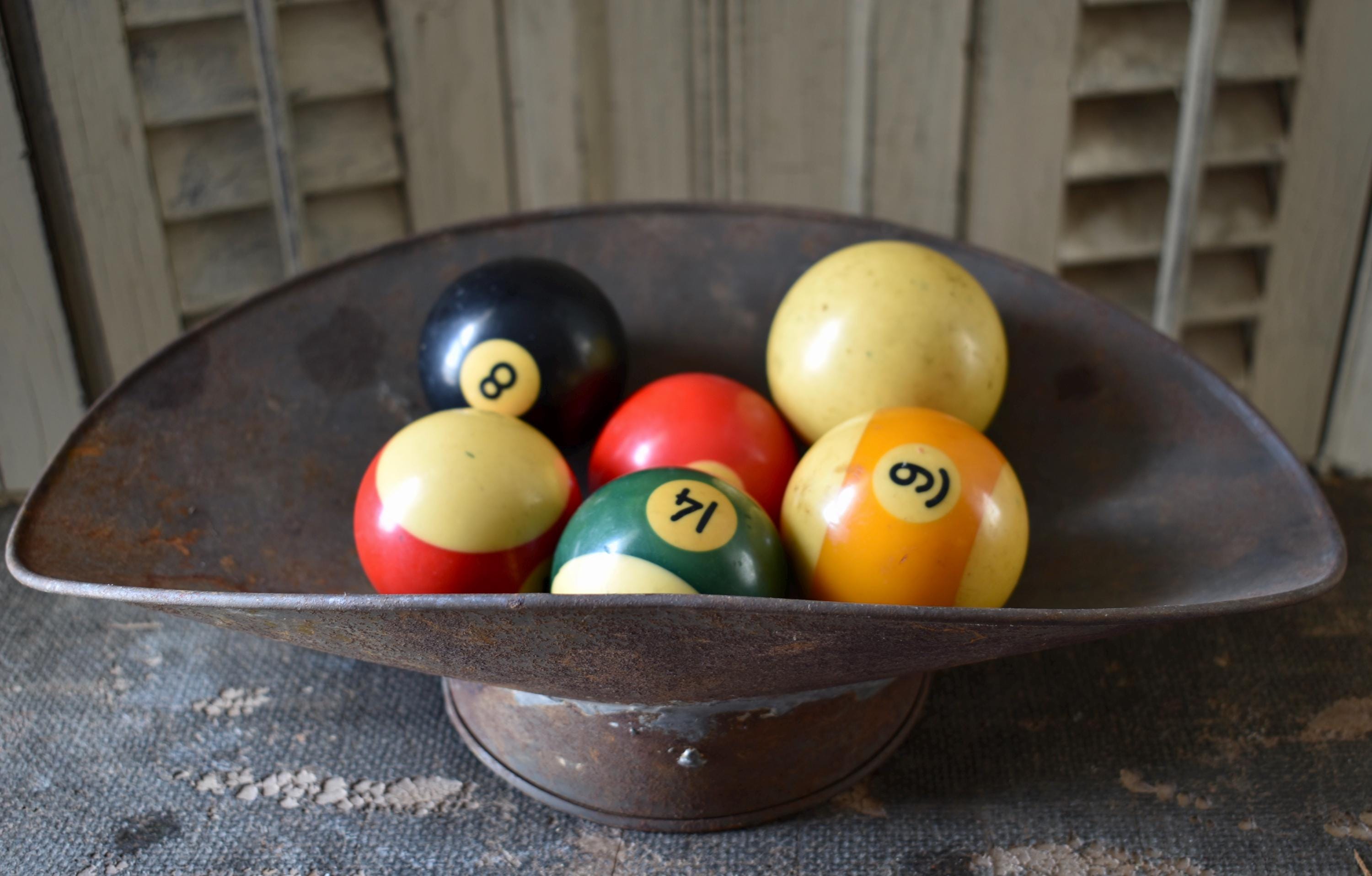 Vintage pool balls - Etsy 日本