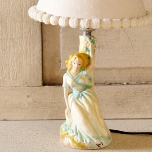 Vintage Chalk-ware Lamp, Working Siren Light, 1950&#39;s Lighting, Home & Living, Glamour, Boudoir Lamp