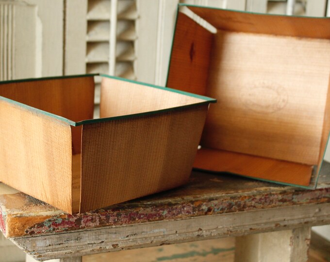 Vintage Berry Baskets Split Wood Quart Basket Wood Boxes Etsy