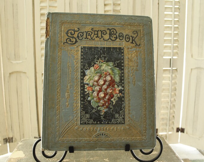 Victorian Scrapbook Album Covers Original Antique 1876 Scrap Etsy