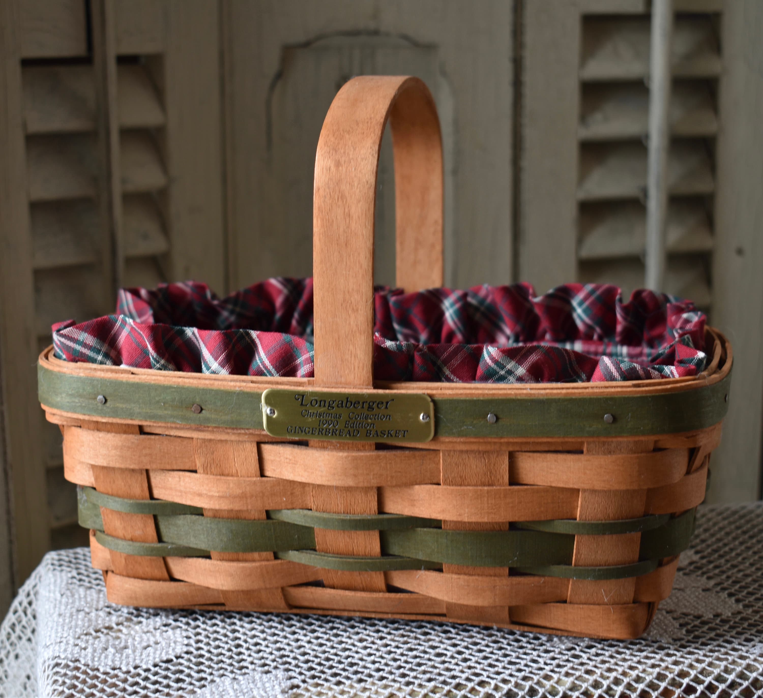 ロンガバーガー バスケット longaberger basket アンティーク ビンテージ ハンドメイド ロンガバーガー バスケット Vintage