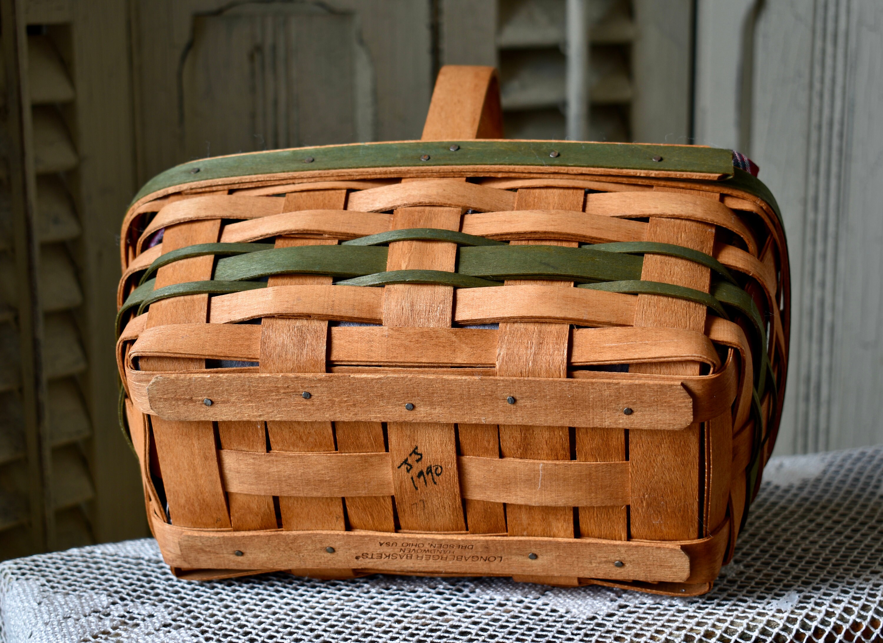 ロンガバーガー バスケット longaberger basket アンティーク ロンガバーガー バスケット longaberger basket アンティーク