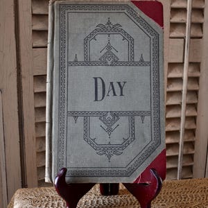 Vintage Ledger Book - Day Book- Antique Office