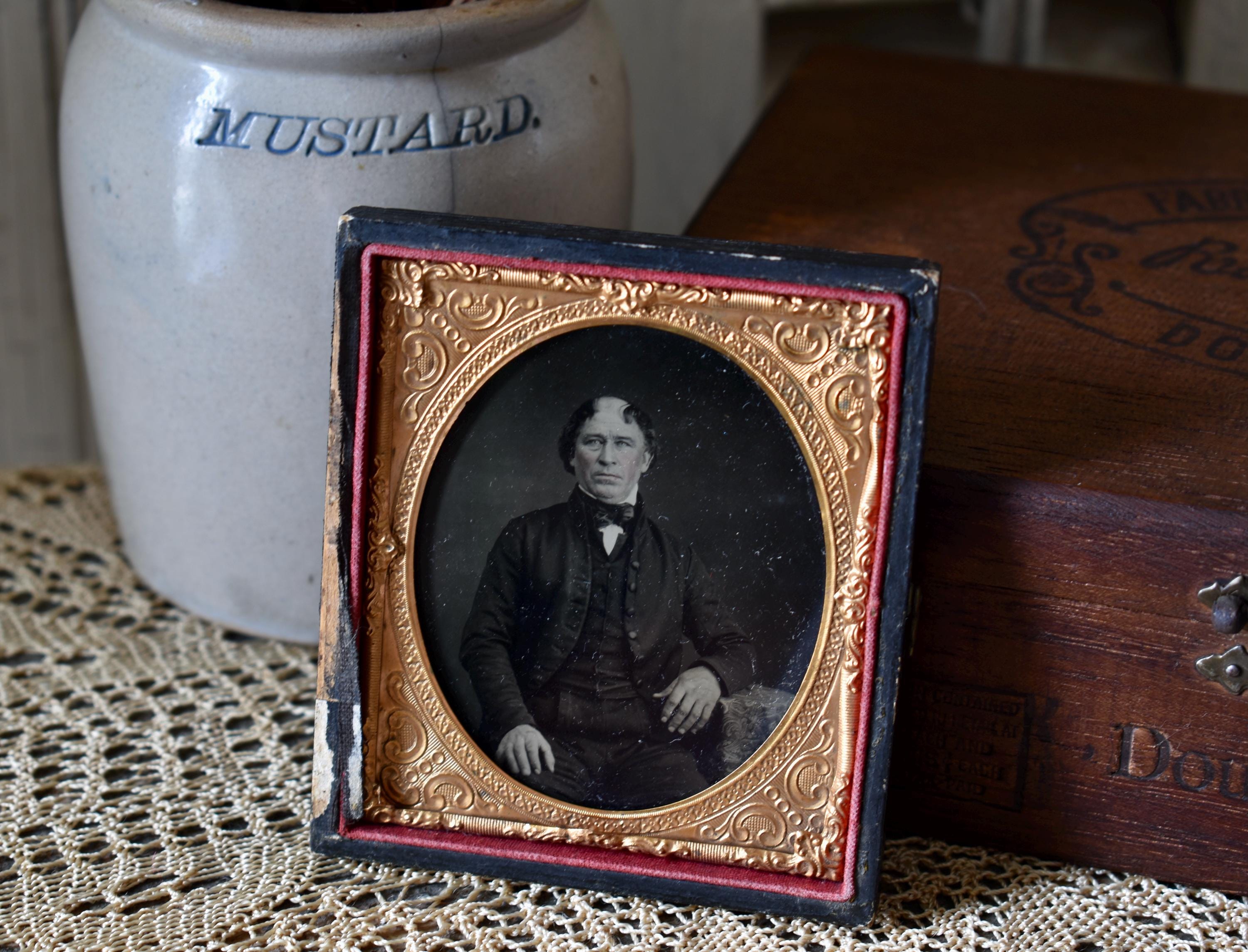 アンティークフォト　アンブロタイプ　女性 アンティークフォト アンブロタイプ 女性 il_fullxfull