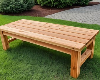 Simple Outdoor bench Build plan: DIY Woodworking Plan(PDF Download)