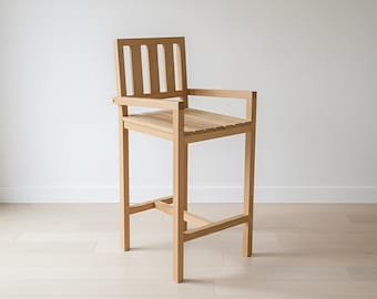 DIYアーム付きバースツールの木工設計図：自分だけのスツールを作ろう｜デジタルPDF説明書