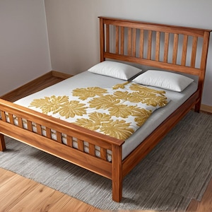 Modern queen bed frame build plan, Woodworking plans, Queen size bed , Bed frame, Bedroom furniture, Minimalist bed frame, PDF File