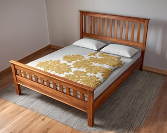 Rustic Queen Bed Frame Build Plan: DIY Farmhouse Style (PDF File)