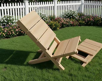 DIY Folding Chair Build Plan: Outdoor Woodworking Plans(PDF Download)
