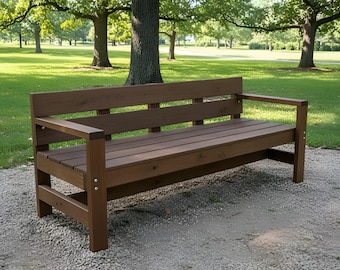 Bauanleitung für eine Gartenbank: PDF-Anleitung zum Selberbauen einer Gartenbank aus Holz | Schritt-für-Schritt-Download