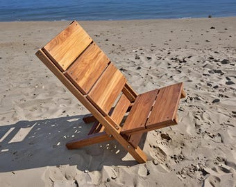 Foldable Wooden Chair Build Plan: Outdoor Patio Woodworking (PDF Download)