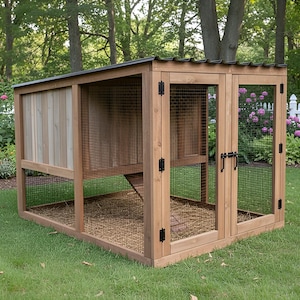 DIY Hühnerstall Bauplan: Outdoor Holzbearbeitungsplan(PDF Download)