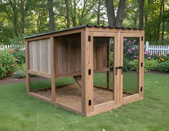 DIY Chicken Coop Build Plan: Outdoor Woodworking Plan(PDF Download)
