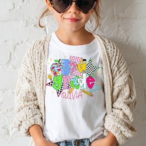 Personalized 3rd Grade Teacher Shirt: Preppy Back To School Tee