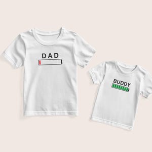 Father and Son Matching Shirts | Daddy and Son T-Shirts | Fathers Day Gift Tee | Matching Shirt Set for Dad and Baby Toddler or Youth Gift