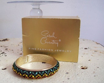 Vintage bangle bracelet Sarah Coventry Indian Princess 9954 NIB Free shipping to USA