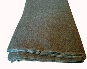 Vintage Original Soviet Wool Blend Overcoat Military Fabric  Dark Gray Uniform Material 816 GSM 3.06 yards 280 × 130 cm USSR 1988's