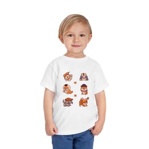 Cute Cartoon Dog Toddler Tee, Playful Kids Shirt, Gifts for Dog Lovers, Birthday Party Outfit, Summer Fun Top